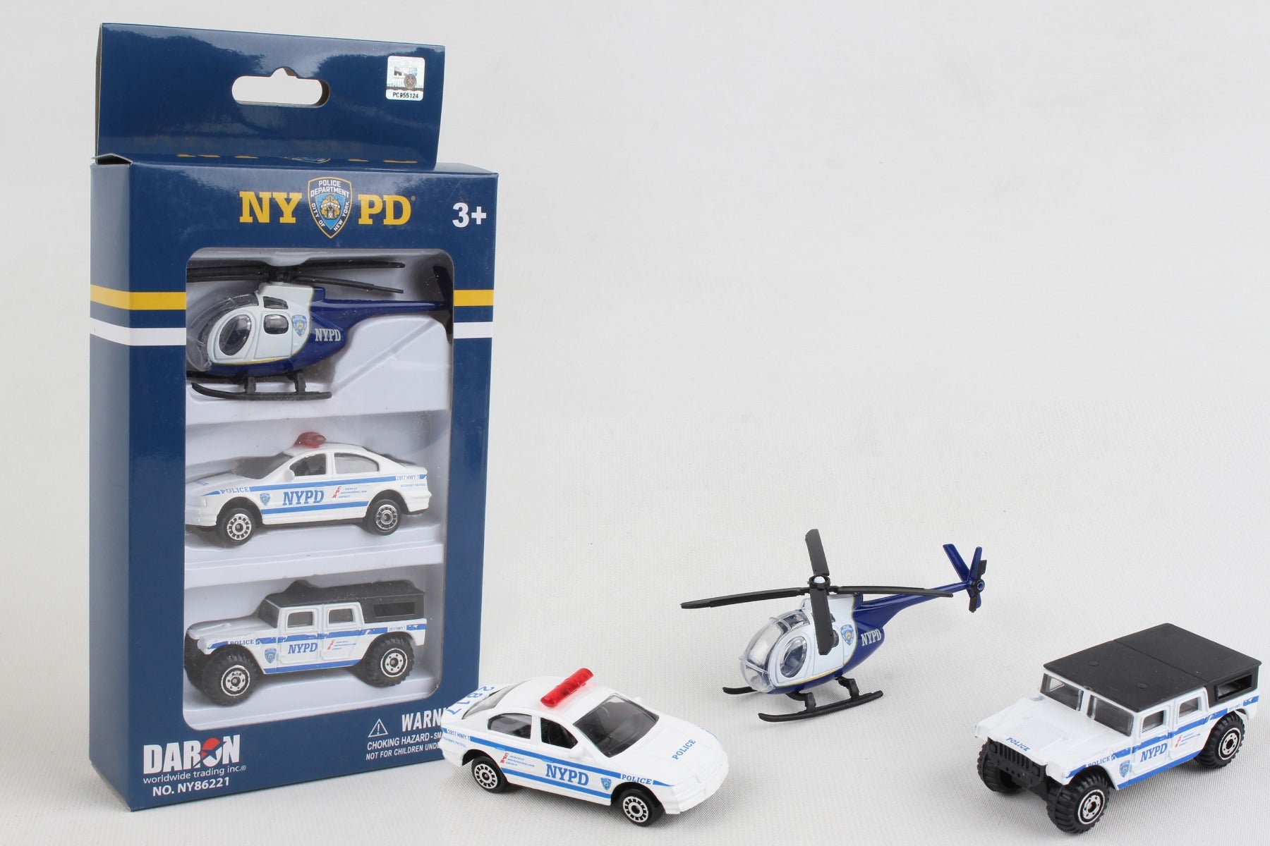 Daron New York City NY86221 Nypd 3 Piece Vehicle Set (**)