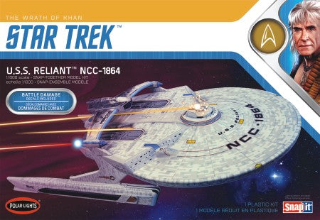 Polar Lights 975 1/1000 Star Trek Wrath of Khan USS Reliant NCC1864 (Snap)