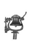 Cal Scale 328 HO Bell w/Anti-Rotation Top Bar (D)