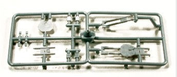 Cal Scale 609 HO Spine Car Trailer Hitches (1 up, 1 down) (Plastic) (D)