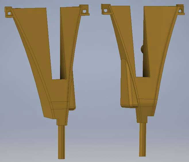 Cal Scale 686 HO Aldon Rerailer Pair Left & Right (D)