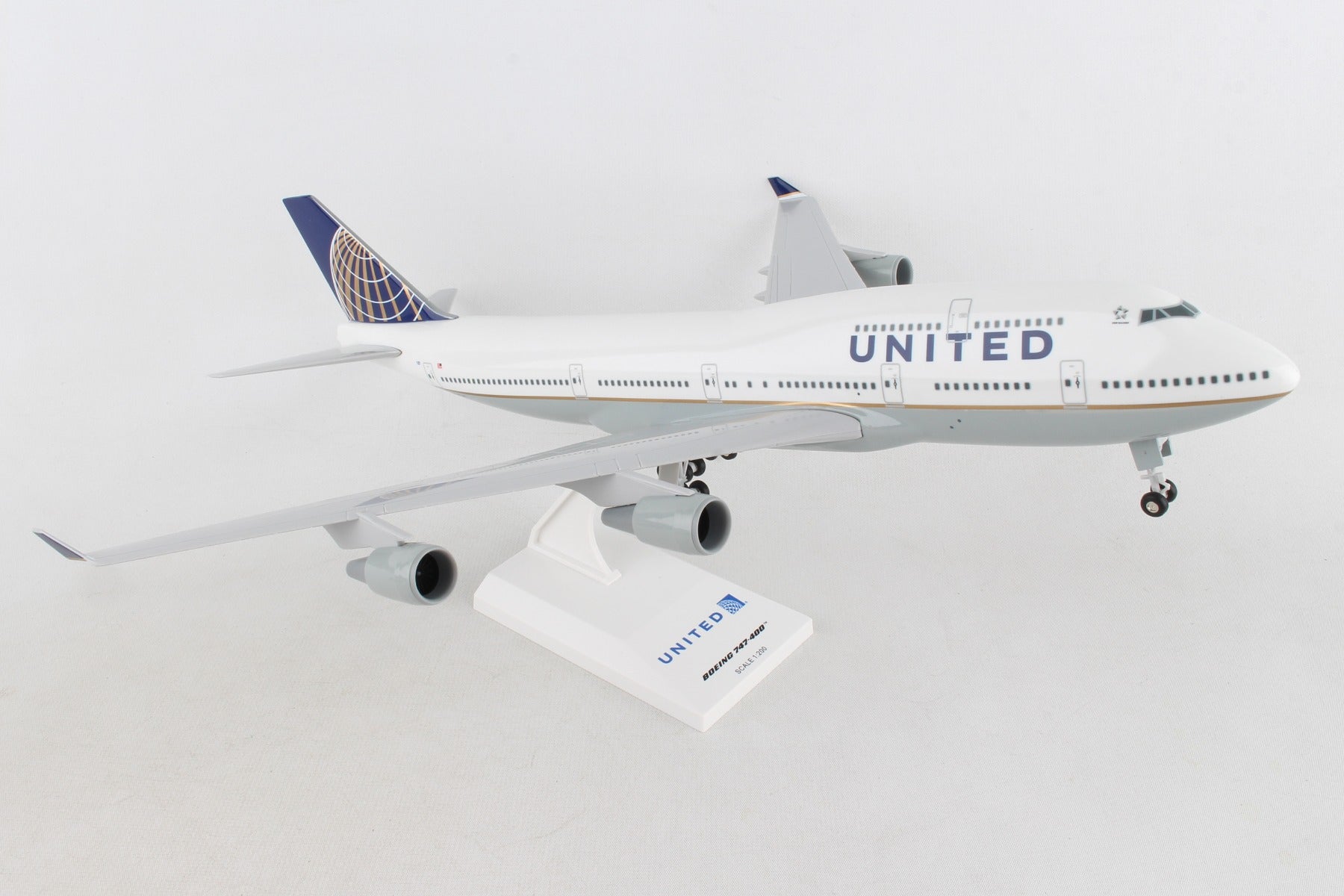 Skymarks SKR614 Skymarks United 747-400 1/200 W/Gear Post Co Merger