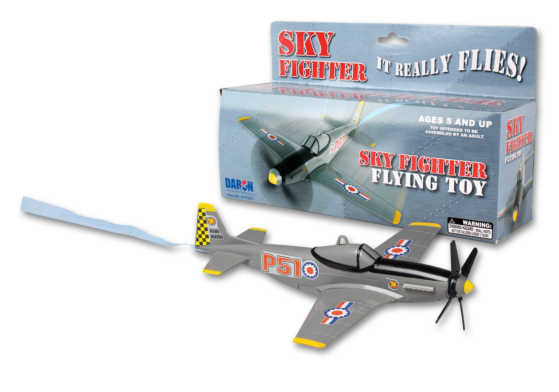 Daron Dytoy DYT1077 Sky Fighter Flying Toy On A String