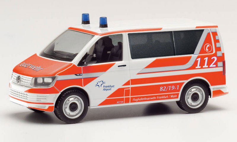 Herpa 95617 1/87 Scale Fire Service - Volkswagen T6 Bus Fire Dept