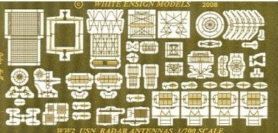White Ensign Models 789 1/700 WWII USN Radars