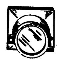 Custom Finishing 106 HO Scale EMD Back-Up Light -- For E-Units