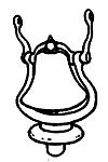 Custom Finishing 138 HO Scale High-Hood Mount Bell -- Dual Lever