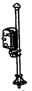 Custom Finishing 173 HO Scale Pole Mounted Relay