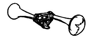Custom Finishing 220 HO Scale Leslie Style Horn -- RSM-25-2L, Double-Chime
