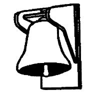 Custom Finishing 231 HO Scale High-Hood Mount Bell -- Cab Mount