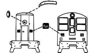 Custom Finishing 264 HO Scale Fairbanks-Morse H12-44 Conversion Kit -- Fits Walthers Model (Out of Production)