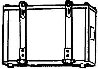 Custom Finishing 297 HO Scale Two-Strap ATS Cabinet