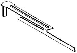 Custom Finishing 314 HO Scale Photo-Etched Brass Windshield Wipers -- Dual-Arm Articulated Type 1 Pair