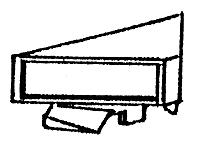 Custom Finishing 339 HO Scale Parts for Budd Rail Diesel Cars (RDC) -- Roof Mounted Angled Numberboards 1 Pair
