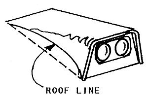 Custom Finishing 340 HO Scale Parts for Budd Rail Diesel Cars (RDC) -- Headlight Conversion - Early to Late Style