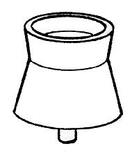 Custom Finishing 342 HO Scale Funnel Type Exhaust Stacks for Gas Electrics pkg(3)