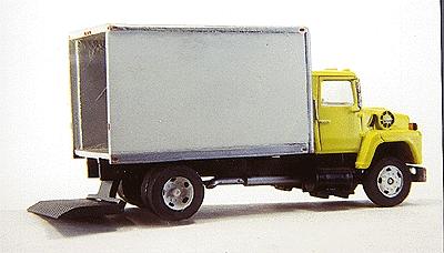 Custom Finishing 5000 HO Scale Truck Body (Unpainted Metal Kit) -- 13' General Merchandise, Single Rear Axle