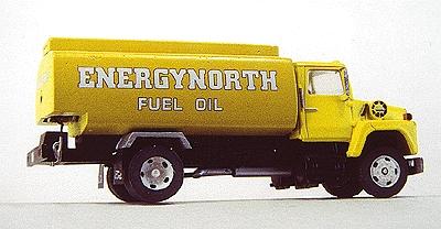 Custom Finishing 5002 HO Scale Truck Body (Unpainted Metal Kit) -- 3500 Gallon Fuel Oil Tank, Single Rear Axle