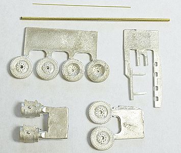 Custom Finishing 5003 HO Scale Truck w/Single Rear Axle Running Gear - Kit -- Single Rear Axle