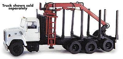 Custom Finishing 5010 HO Scale Truck Body (Unpainted Metal Kit) -- Logging Truck w/Cherry Picker (Fits Atlas #150-1220 series, sold separately)