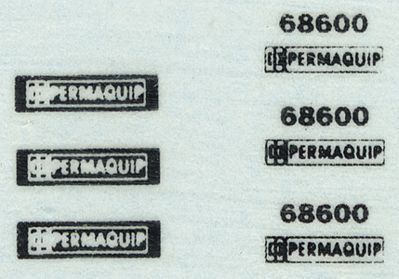 Custom Finishing 7803 HO Scale Vehicle Decal Set -- For Permaquip Welder's Vehicle (247-7003, Sold Separately)