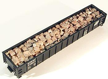 Chooch Enterprises 7223 HO Scale Cast Resin Freight Car Load -- Baled Random Scrap for Gondola (car sold separately)