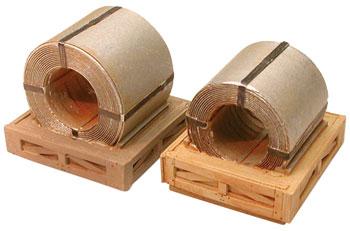 Chooch Enterprises 7272 All Scale Medium Single Palleted Coils Load -- For HO & O = Includes 2, 1" Diameter Coils & 2, .8" Diameter Coils