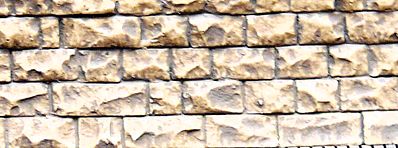 Chooch Enterprises 8260 All Scale Flexible Cut Stone Wall with Self-Adhesive Backing -- Small Stones - 13 x 3-3/8" 33 x 8.6cm