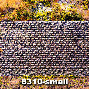 Chooch Enterprises 8310 All Scale Cut Stone Retaining Wall -- Small - 6-3/4 x 3-13/32" 17.1 x 8.7cm