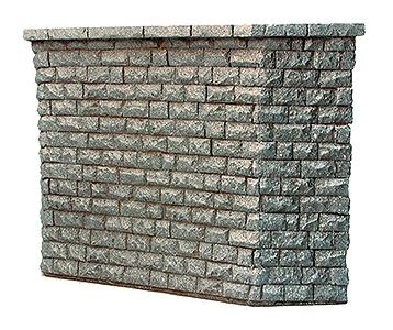 Chooch Enterprises 8432 HO Scale Double-Track Cut Stone Bridge Pier -- Fits Central Valley Double-Track Truss Bridge