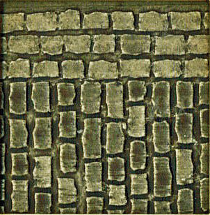 Chooch Enterprises 8658 All Scale Flexible Roadway - Cobblestone -- Large for HO, S & O Scales