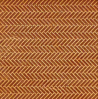 Chooch Enterprises 8660 All Scale Flexible Herringbone Brick Sheet -- Small for HO & N Scales 1/16" Brick, 3-3/4 x 12" 9.5 x 30.5cm