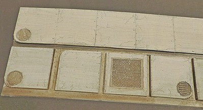 Chooch Enterprises 8680 All Scale Flexible Concrete Sidewalk Sheet -- Medium for HO Scale: 3-3/4 x 12" 9.5 x 30.5cm