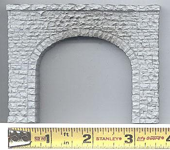 Chooch Enterprises 9770 N Scale Double Track Random Stone Tunnel Portal -- 3.5 x 2.75" pkg(2)
