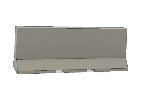CMR Products 4752000 N Puttman: Jersey Barrier 8ft (Resin) (4)