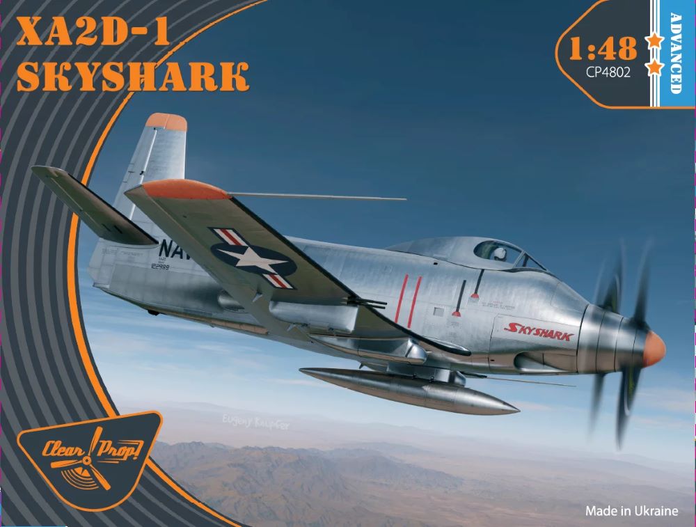 Clear Prop Models 4802 1/48 XA2D1 Skyshark Early Version Attack Aircraft (Advanced)