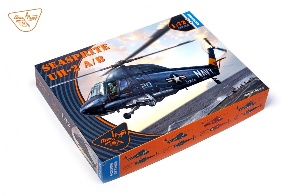 Clear Prop Models 72002 1/72 UH2A/B Seasprite USN Helicopter (Advanced)