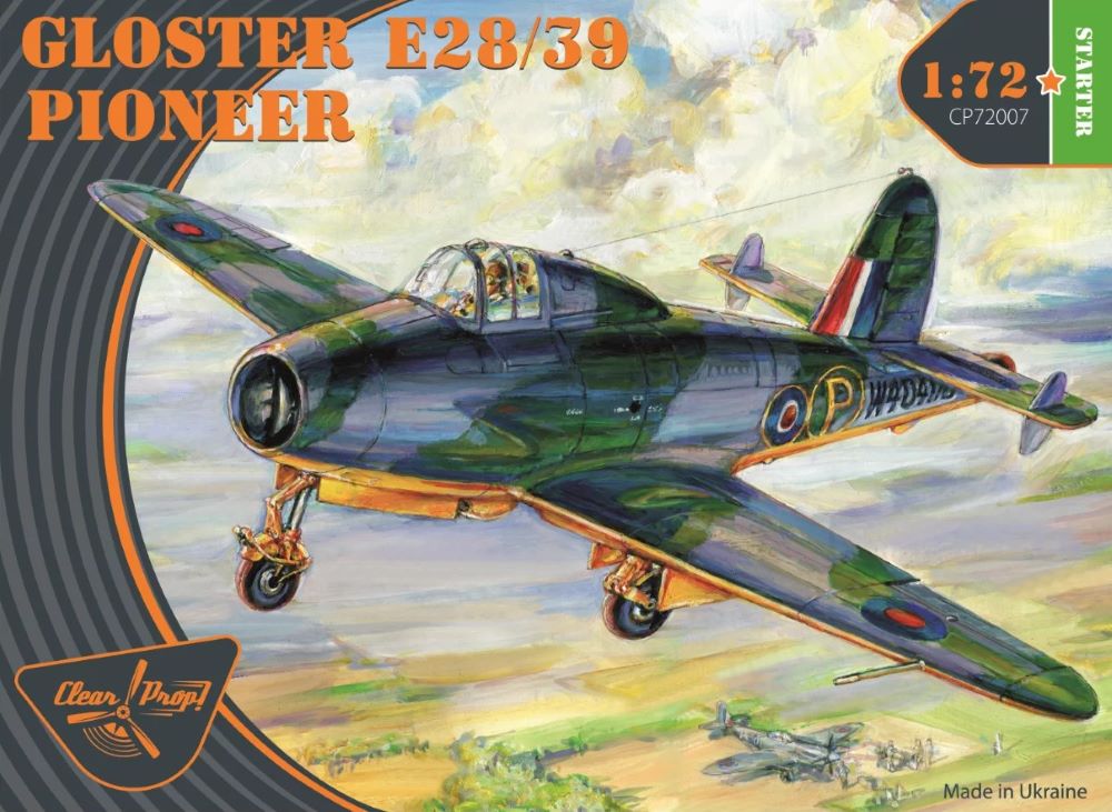 Clear Prop Models 72007 1/72 Gloster E28/39 Pioneer RAF Jet (Starter)