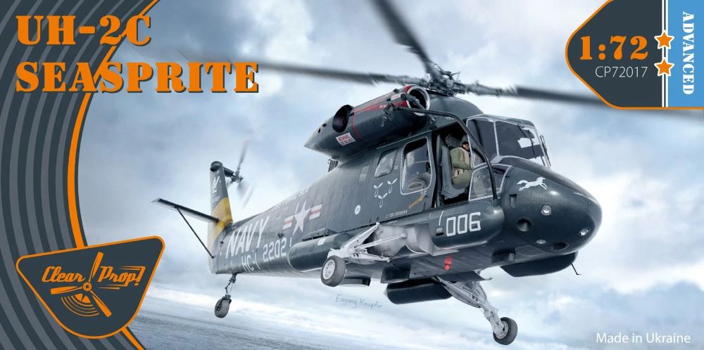 Clear Prop Models 72017 1/72 UH2C Seasprite USN Helicopter (Advanced)