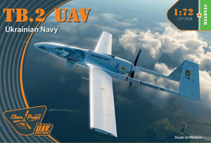 Clear Prop Models 72034 1/72 Bayraktar TB2 Unmanned Aerial Vehicle Ukrainian Navy (Starter)