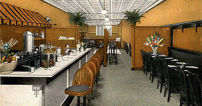 City Classics 1312 HO Scale Picture Window Photo Interior - Cafe -- Fits 3 to 3-1/2" 7.6 to 8.9cm Wide x 1-5/8" 4.1cm Building Storefront