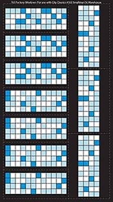 City Classics 703 HO Scale Factory Windows - pkg(10) -- For #195-103 Smallman Street Warehouse (sold separately)