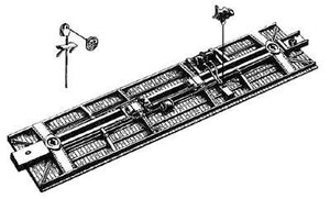 Central Valley Models 1000 HO Scale 40' Car Floors & Frames pkg(3)