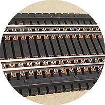 Central Valley Models 19078 HO Scale Bridge Ties - 25' Stringers -- Code 70 or 83 Gauntlet