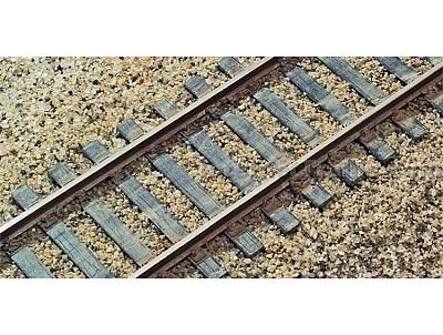 Central Valley Models 20036 HO Scale CVT Tie Strip pkg(6) -- Mainline 8'6" Long Ties