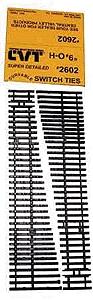 Central Valley Models 2602 HO Scale CVT Curvable Switch Tie Strip -- #6 Right