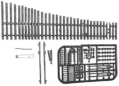 Central Valley Models 2772 HO Scale CVT Curvable Switch Kit -- Code 70 #7 Right