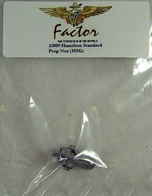 G Factor Models 32009 1/32 P47 Hamilton Standard Aluminum Prop Nut for HSG (D)