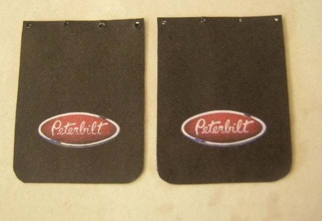 Plastic Dreams 1006 1/25 Peterbilt Truck Mud Flap Set