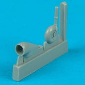 Quickboost 72039 1/72 Bf109G10 Air Intake & Tail Wheel for RVL (D)